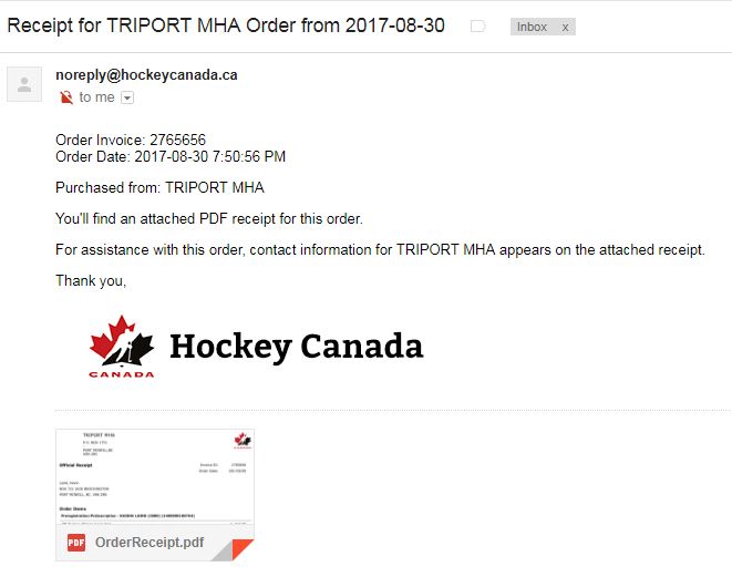 Email example