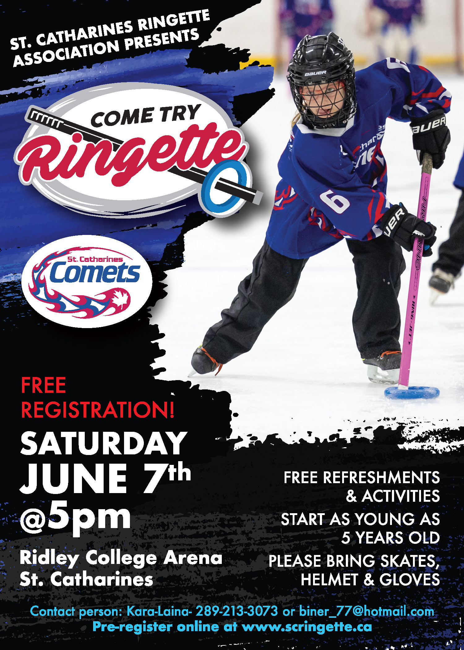 COME TRY RINGETTE FLYER 2025