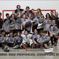 2022 - AMBHA Provincial Champions - U15B