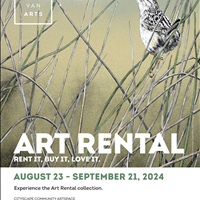 N Van Art Rental Show, 335 Lonsdale Ave N Vancouver, Aug 23-Sep 21, Wed-Sat 11-5