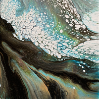 Sea Foam, Acrylic, Private Collection