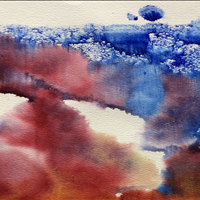Coming In Fast, Watercolor, Private Collection