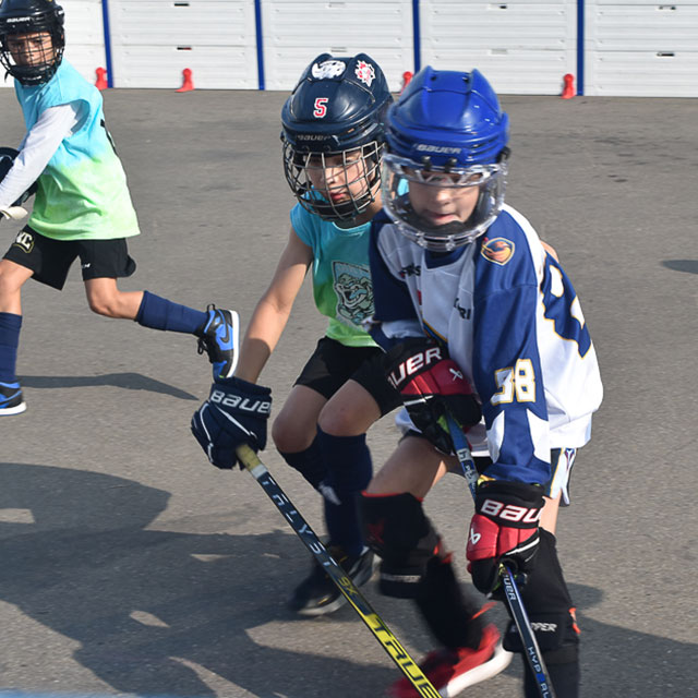 Ice District Class U11 Ball Hockey Game