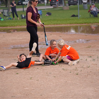 Not all fun and games at Bonivital Softball - there is always time to be silly too!