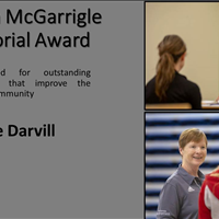 Keiran McGarrigle Memorial Award - Laurie Darvill