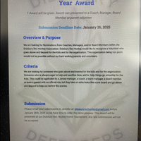 Award Criteria