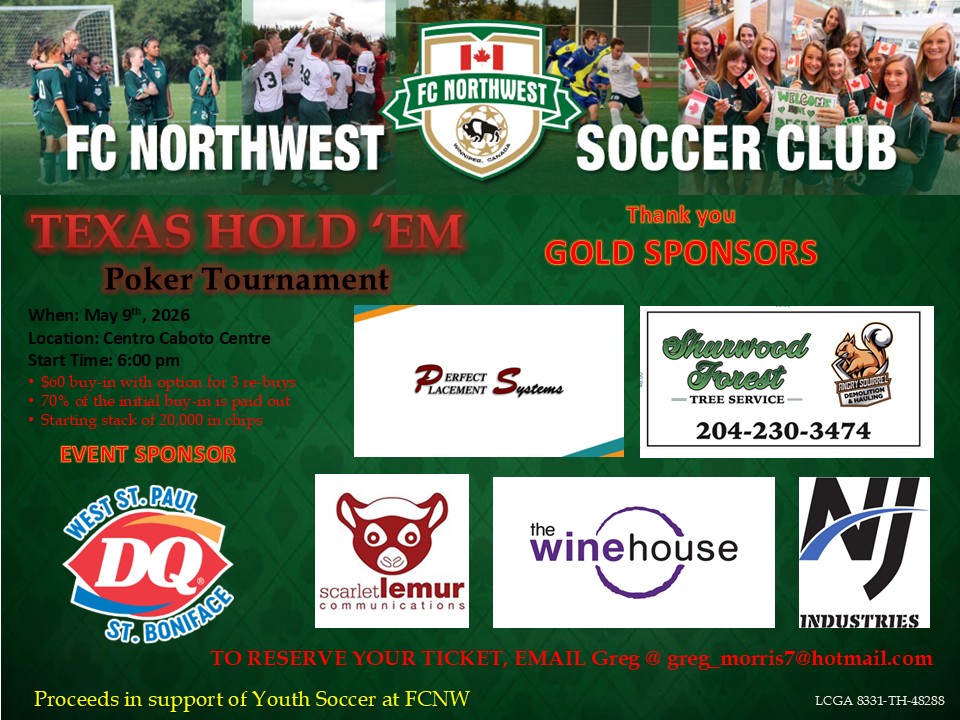 FC Northwest U17 Boys Poker Tournament