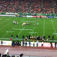 September 23, 2011 - Storm vs Bobcats(Leduc) at Commonwealth during half-time &quot;Salute to Minor Football&quot;
