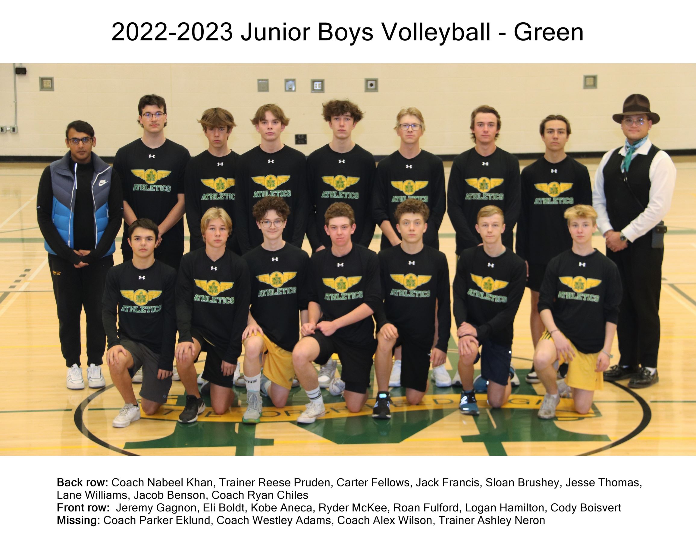 Jr Boys Volleyball - Green