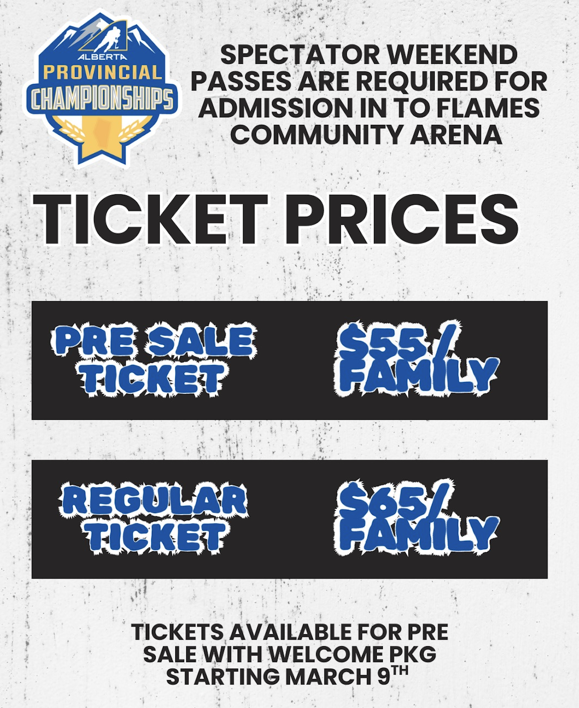 Admission Prices
