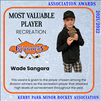 Rec Most Valuable Player