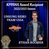 Team U15A Unsung Hero: Ethan Boomer
