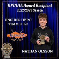 Team U15C Unsung Hero: Nathan Olsson