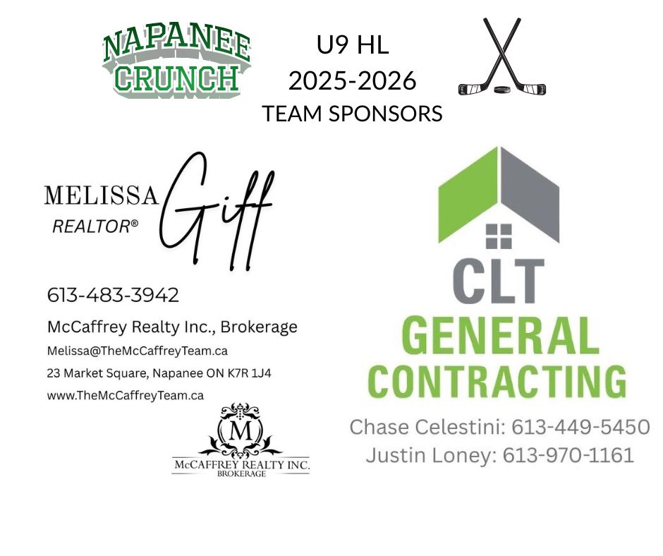 U9 Sponsors