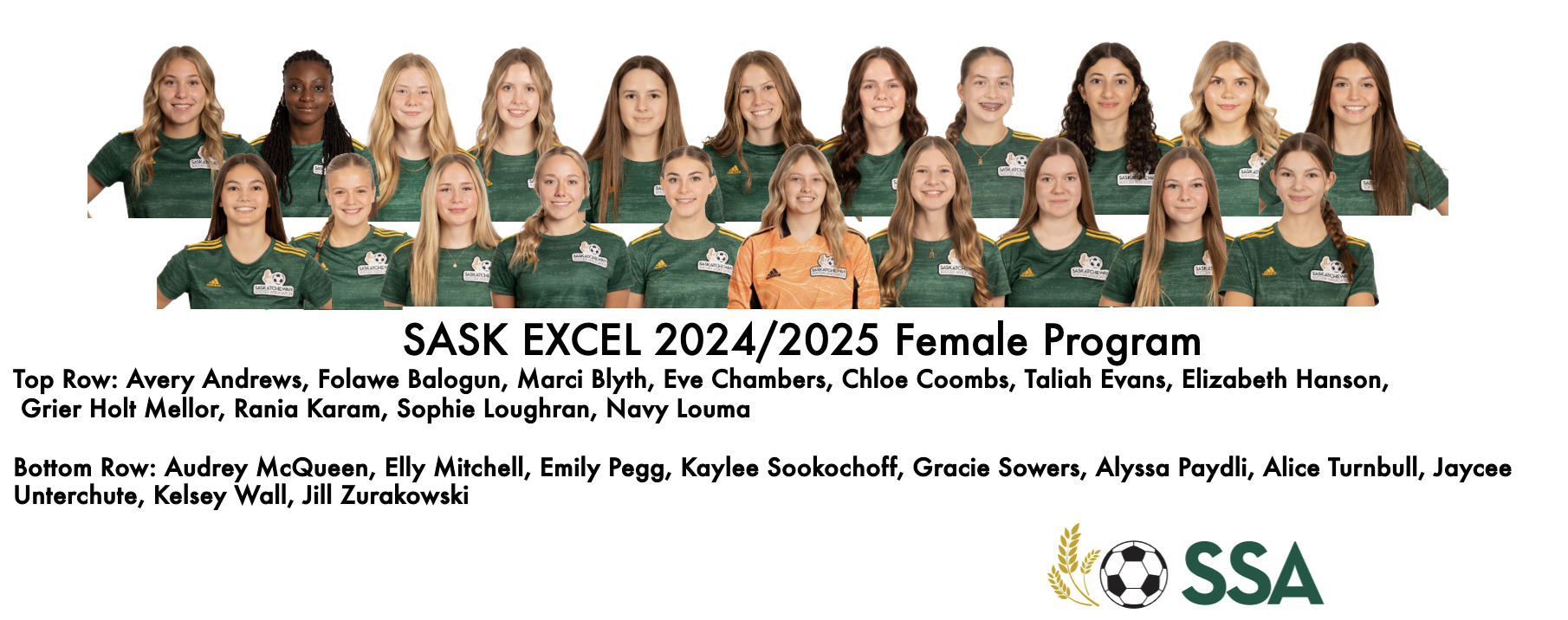 SASK EXCEL Female Program 2024/25