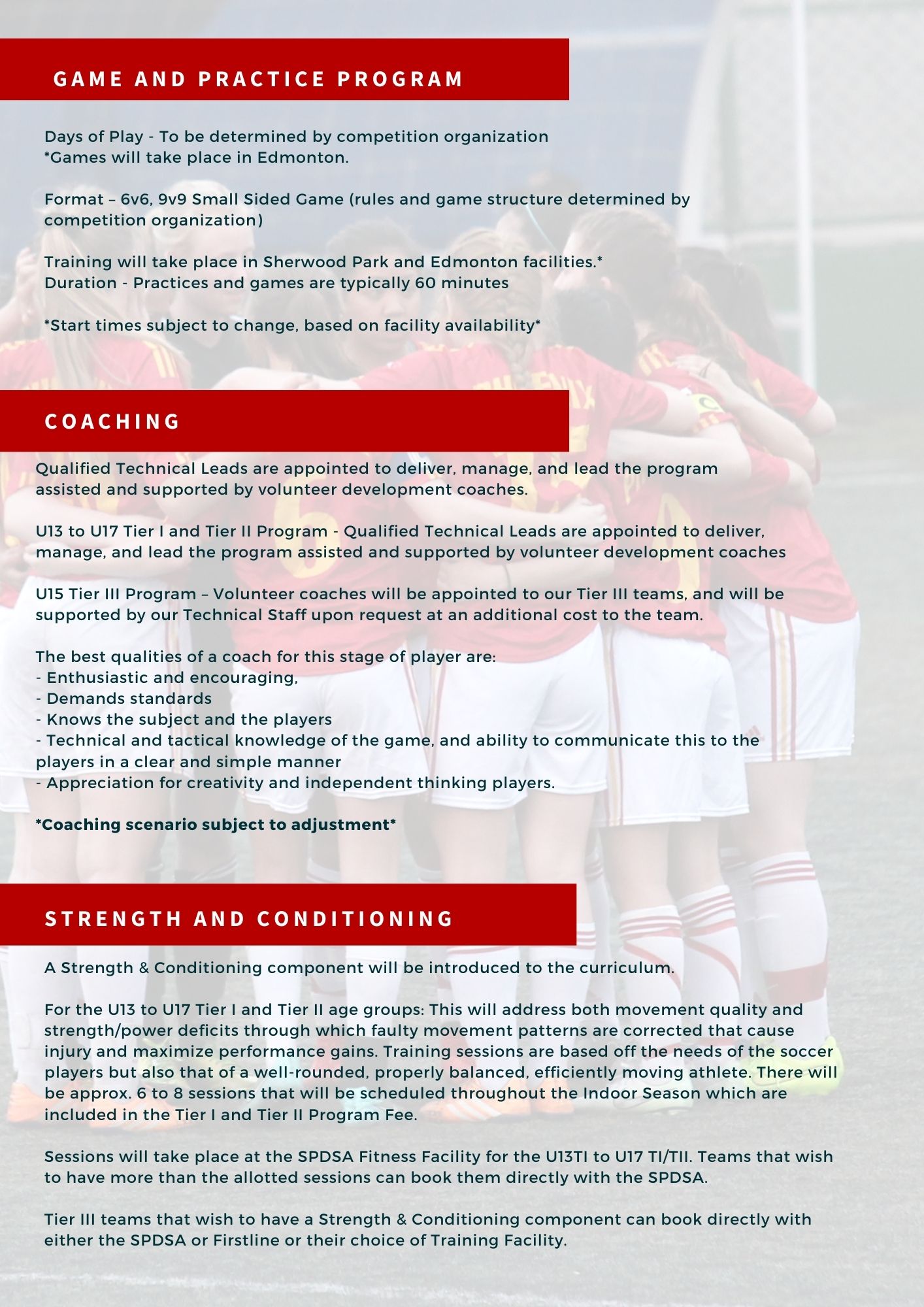 U15 Boys Phoenix Sherwood Park District Soccer Association Website By Ramp Interactive