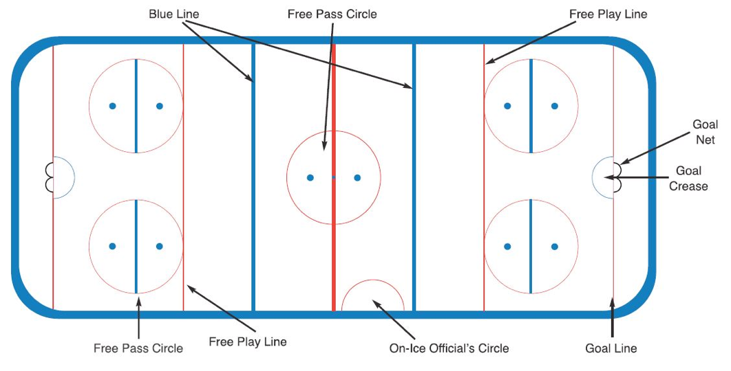 Course pitch rink